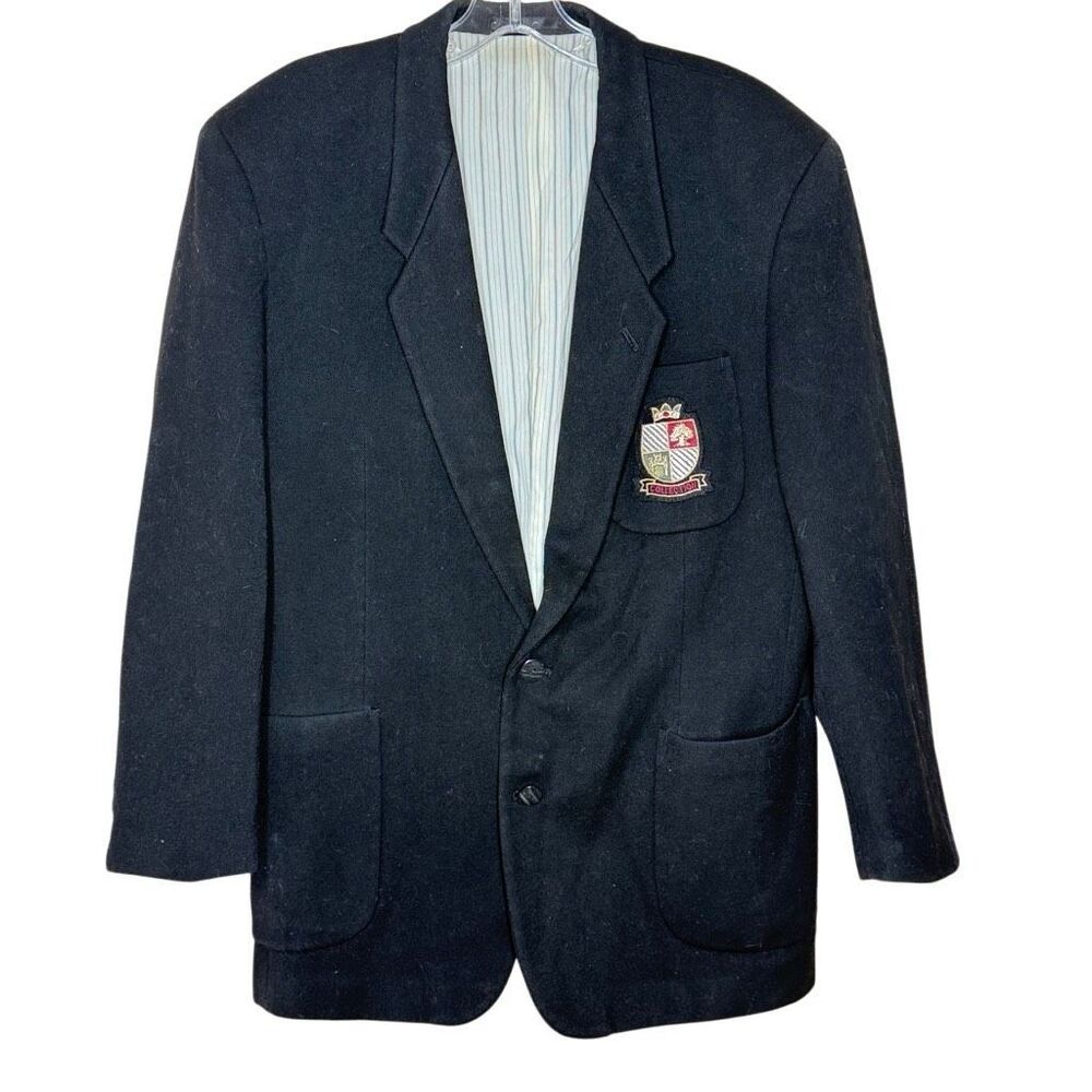ABA Casual Life Collection Black Harry Potter Theme Blazer Vintage Jacket